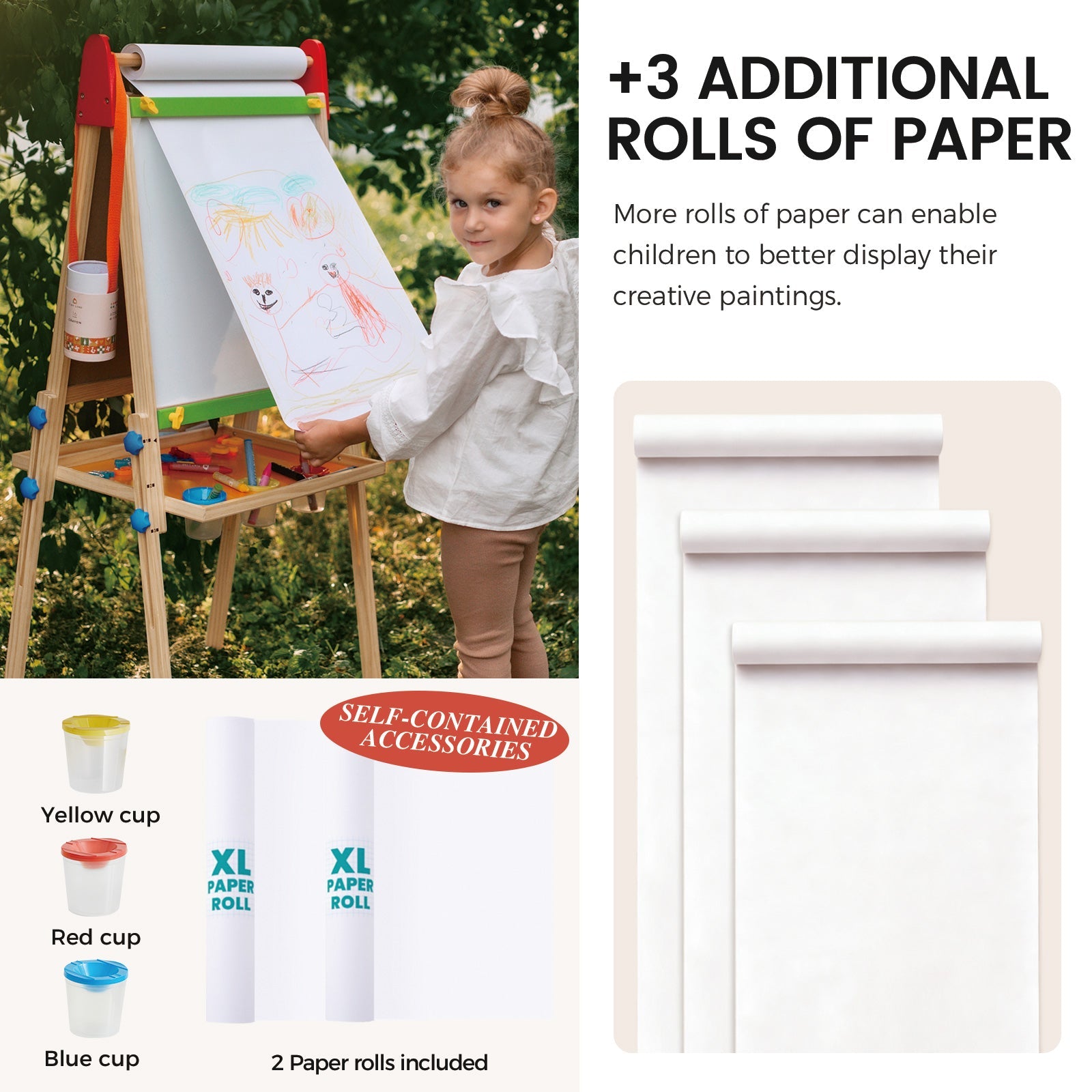 tiny-land®-3-in-1-art-easel-paper-roll-set-Gift-Baby-Toys-2