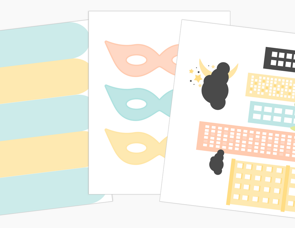 super-hero-printable-dramatic-play-kit-Gift-Baby-Toys-2