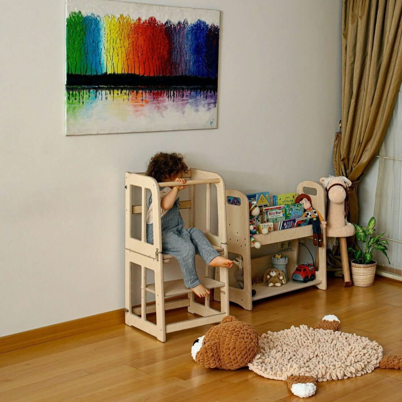 2in1-montessori-learning-tower-desk-Gift-Baby-Toys-6