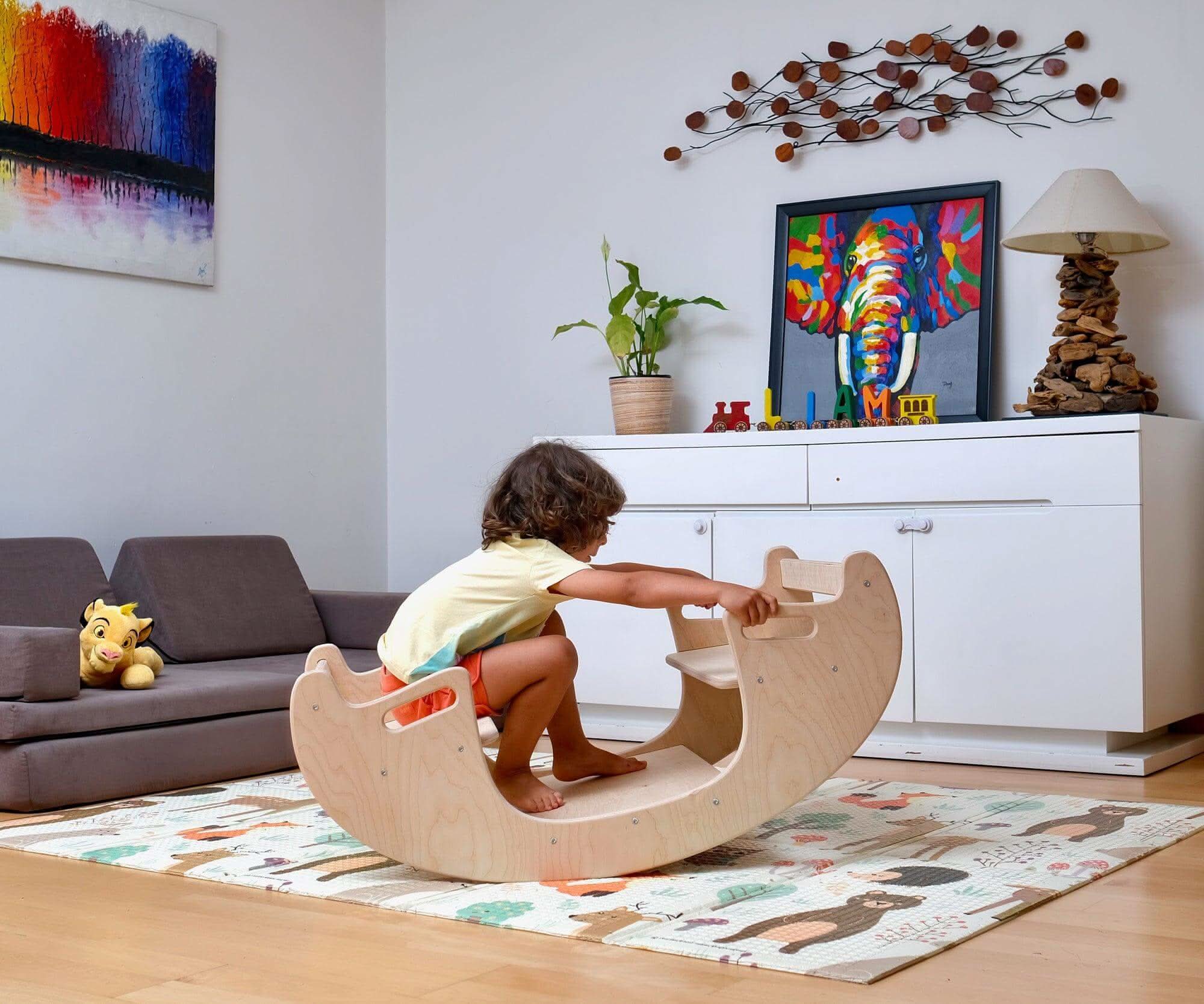 2in1-montessori-wooden-seesaw-table-chair-set-Gift-Baby-Toys-13