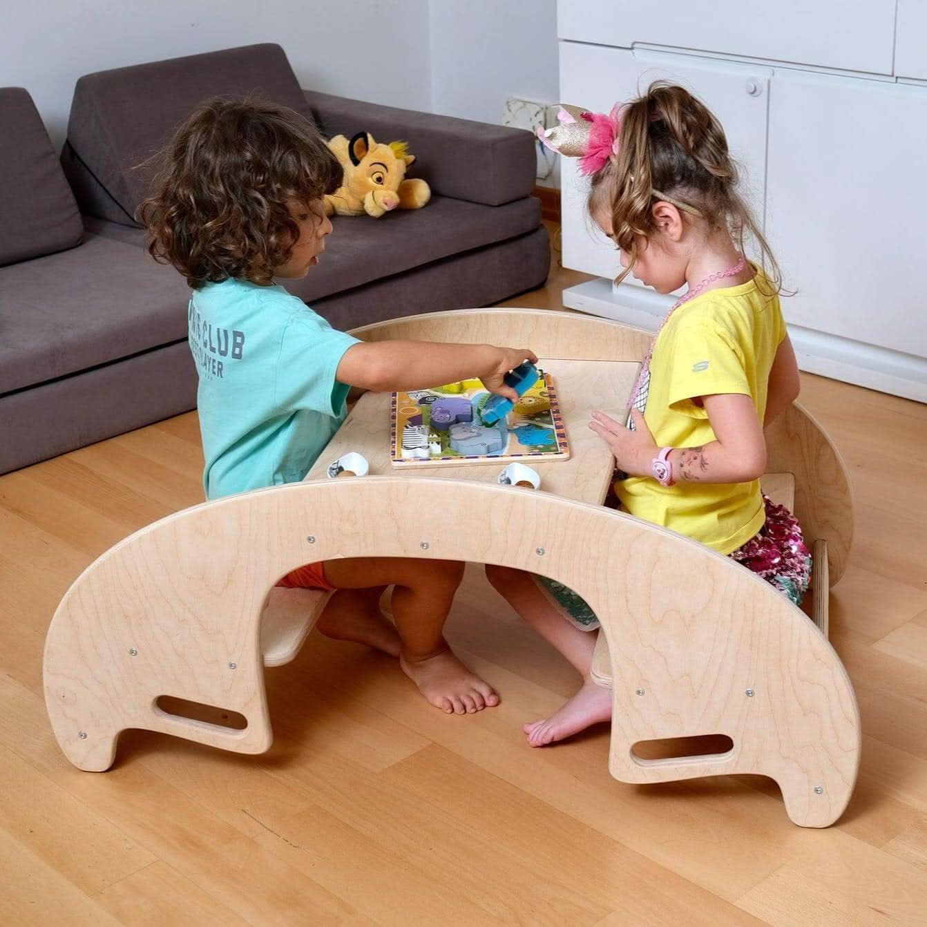 2in1-montessori-wooden-seesaw-table-chair-set-Gift-Baby-Toys-2