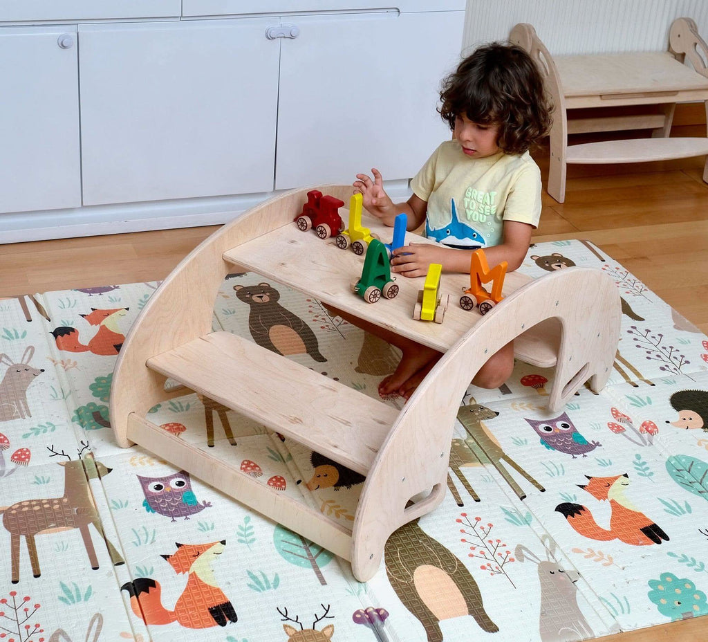 2in1-montessori-wooden-seesaw-table-chair-set-Gift-Baby-Toys-6