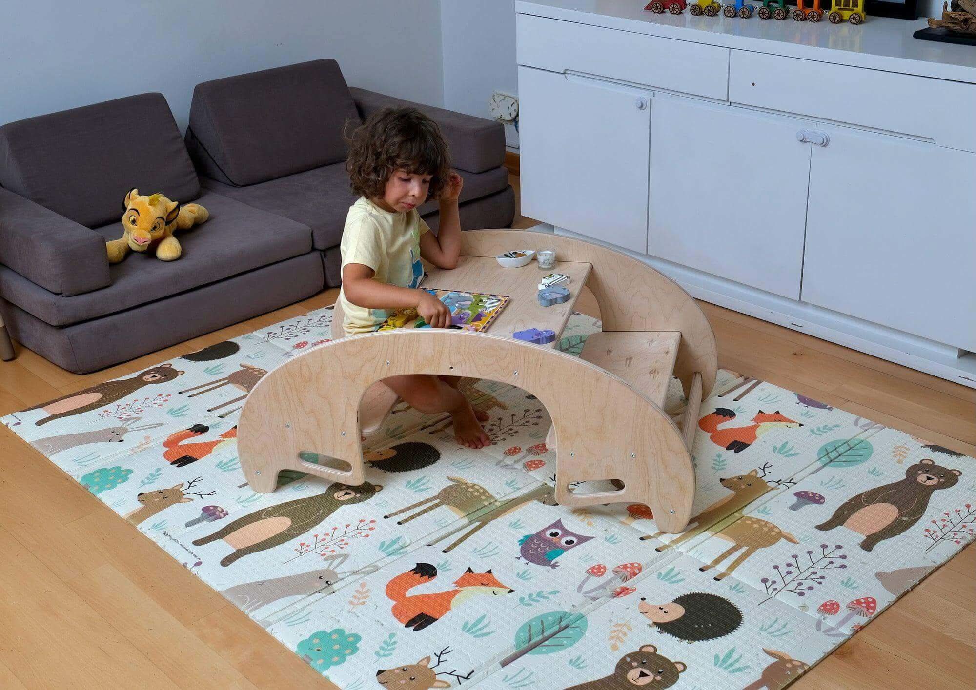 2in1-montessori-wooden-seesaw-table-chair-set-Gift-Baby-Toys-8