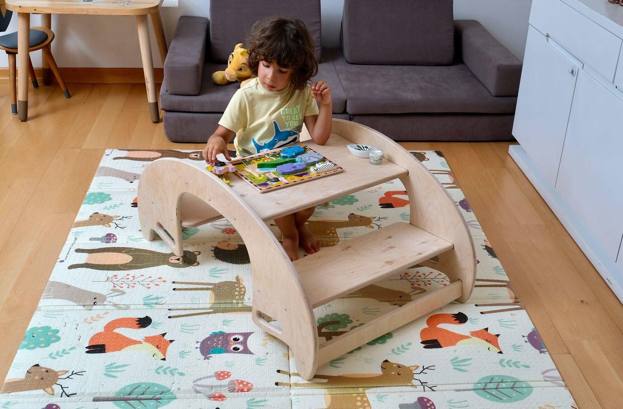 2in1-montessori-wooden-seesaw-table-chair-set-Gift-Baby-Toys-14
