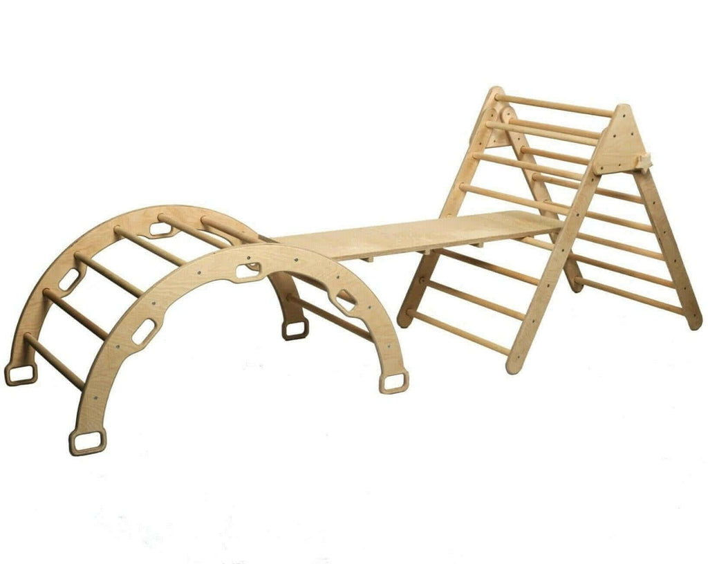 montessori-climbing-set-3-pieces-pikler-triangle-climbing-arch-ramp-Gift-Baby-Toys-2