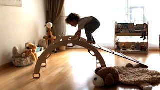 montessori-climbing-set-3-pieces-pikler-triangle-climbing-arch-ramp-Gift-Baby-Toys-3
