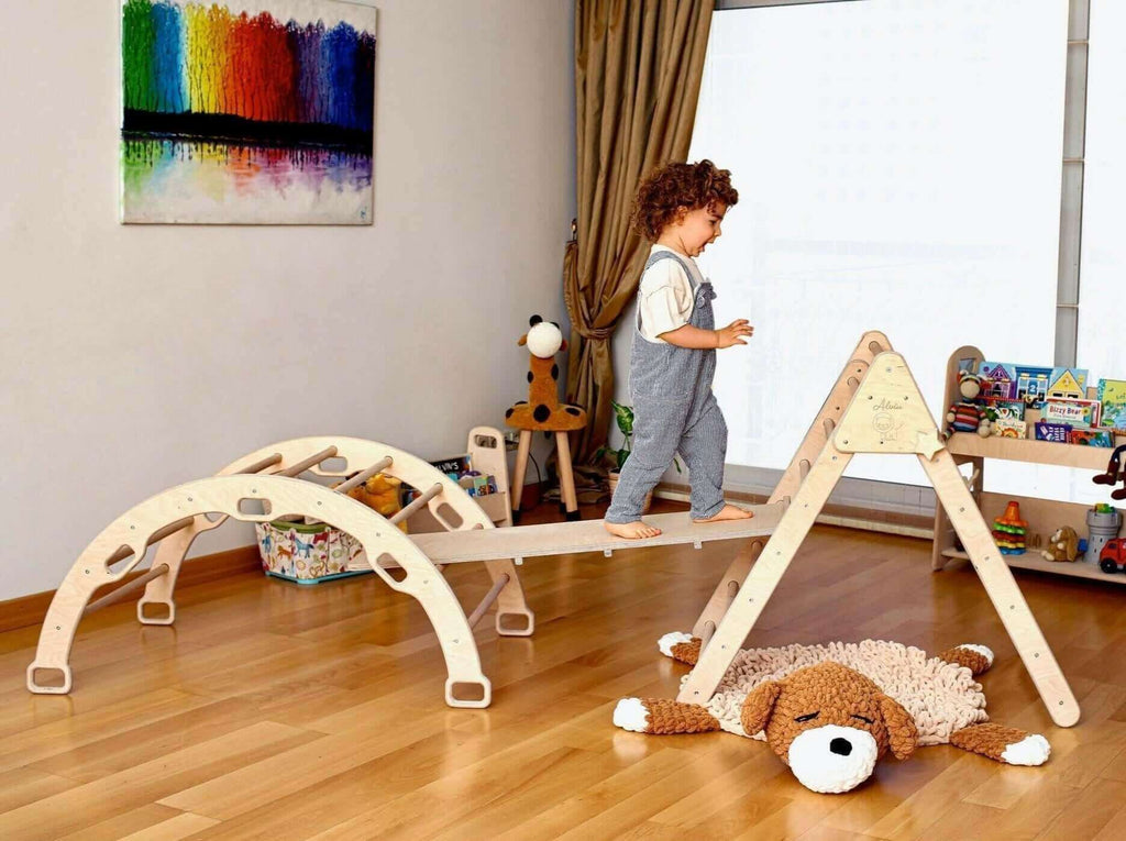 montessori-climbing-set-3-pieces-pikler-triangle-climbing-arch-ramp-Gift-Baby-Toys-4