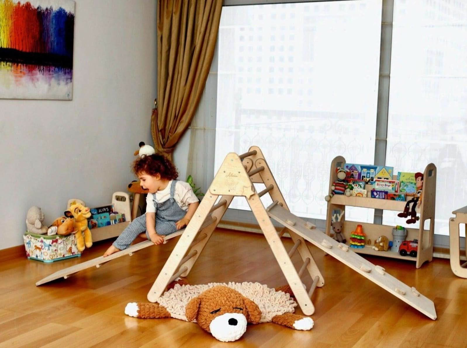 3-size-montessori-triangle-climber-set-indoor-playground-for-kids-Gift-Baby-Toys-4