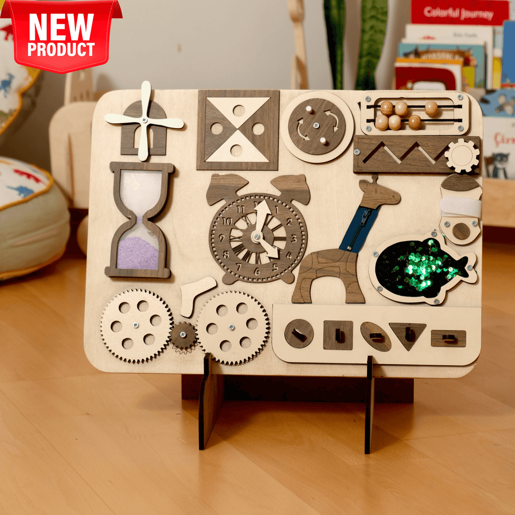 wooden-busy-board-for-toddlers-Gift-Baby-Toysmontessori toys-1