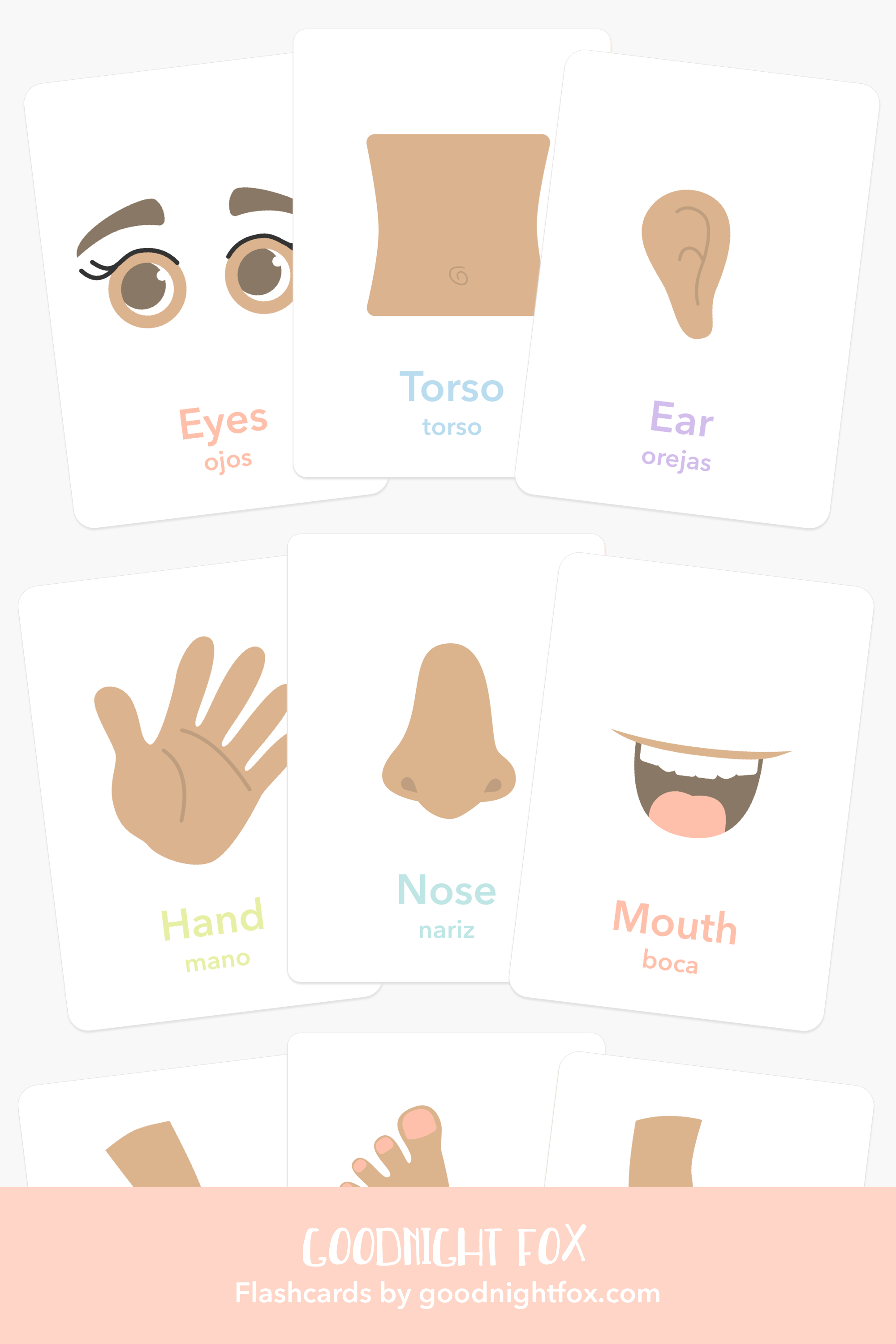 body-parts-flashcards-Gift-Baby-Toys-3
