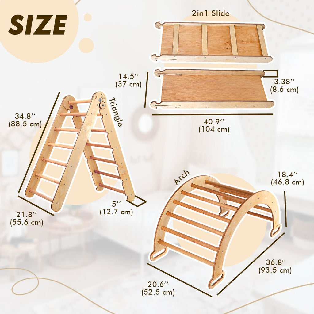 4in1-montessori-climbing-set-triangle-ladder-climbing-arch-slide-board-art-addition-Gift-Baby-Toys-4
