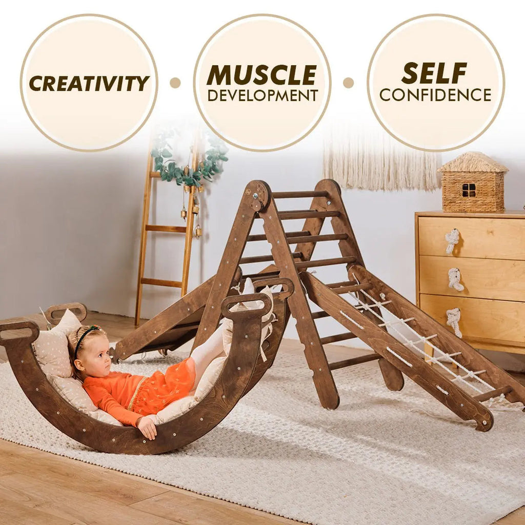 5in1-montessori-climbing-set-triangle-ladder-climbing-arch-slide-net-cushion-chocolate-Gift-Baby-Toys-9