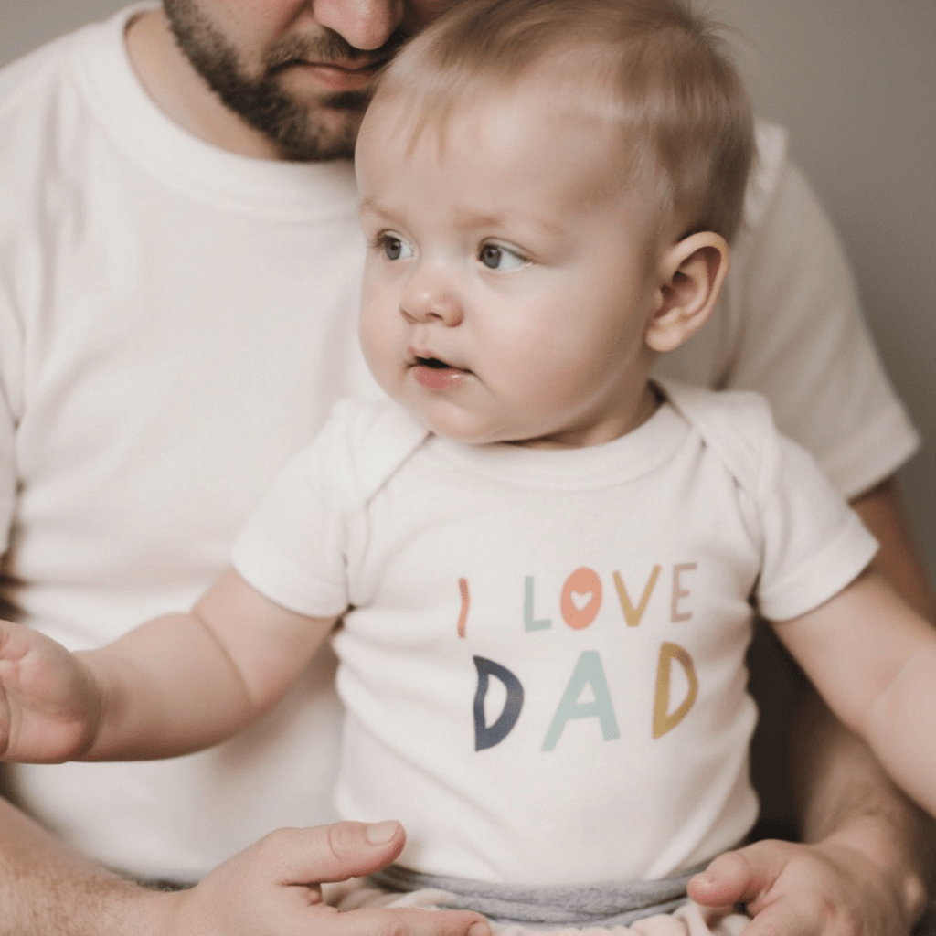 graphic-tee-love-dad-Gift-Baby-Toys-3