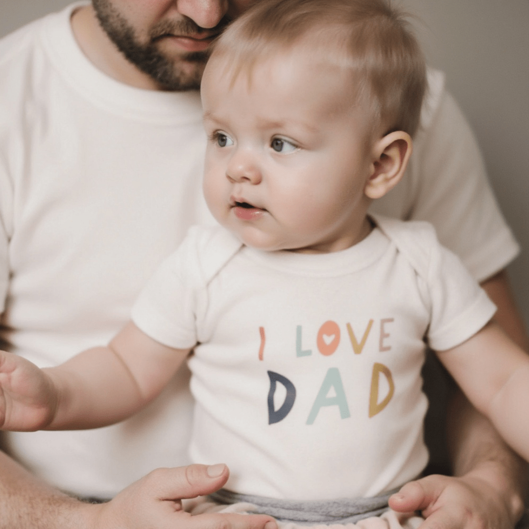 graphic-tee-love-dad-Gift-Baby-Toys-3