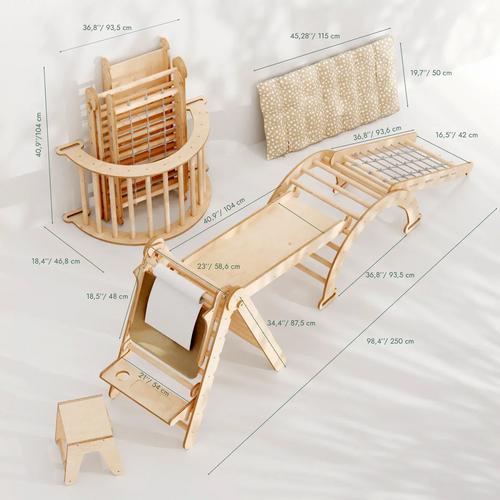 6in1-montessori-climbing-set-triangle-ladder-arch-rocker-slide-ramp-net-cushion-art-addition-Gift-Baby-Toys-2
