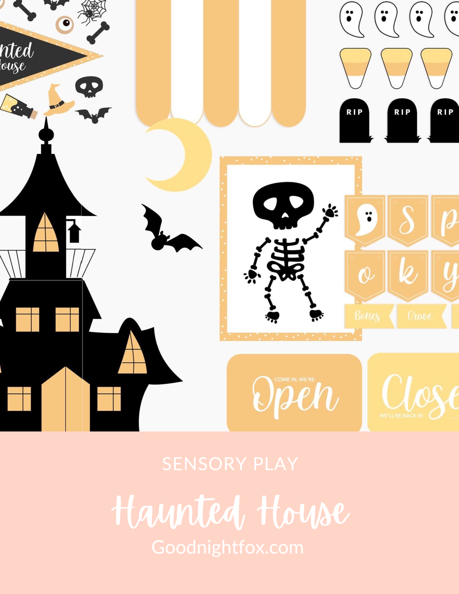 halloween-haunted-house-grave-yard-dig-dramatic-play-Gift-Baby-Toys-4