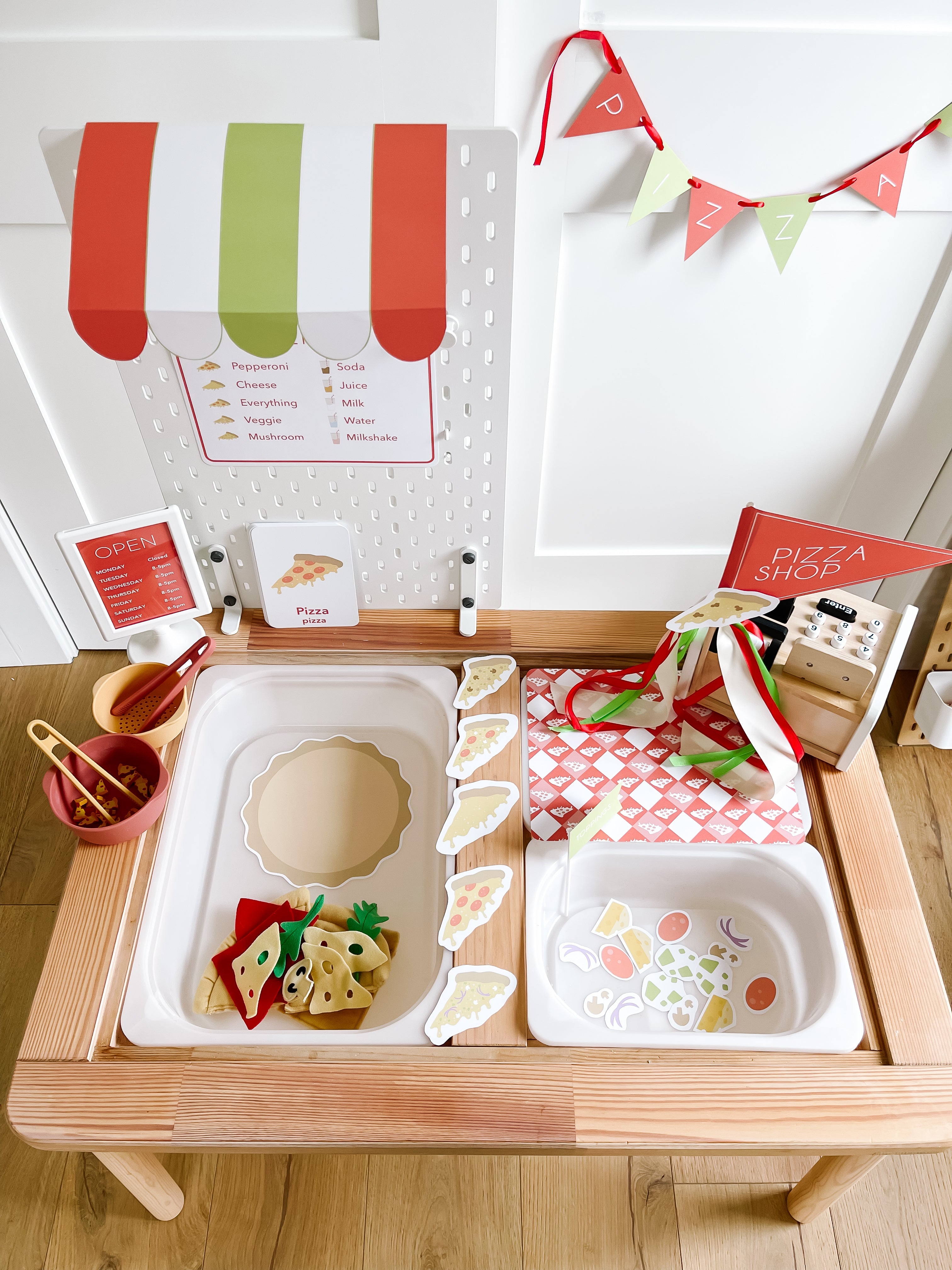 pizza-shop-printable-dramatic-play-kit-Gift-Baby-Toys-4