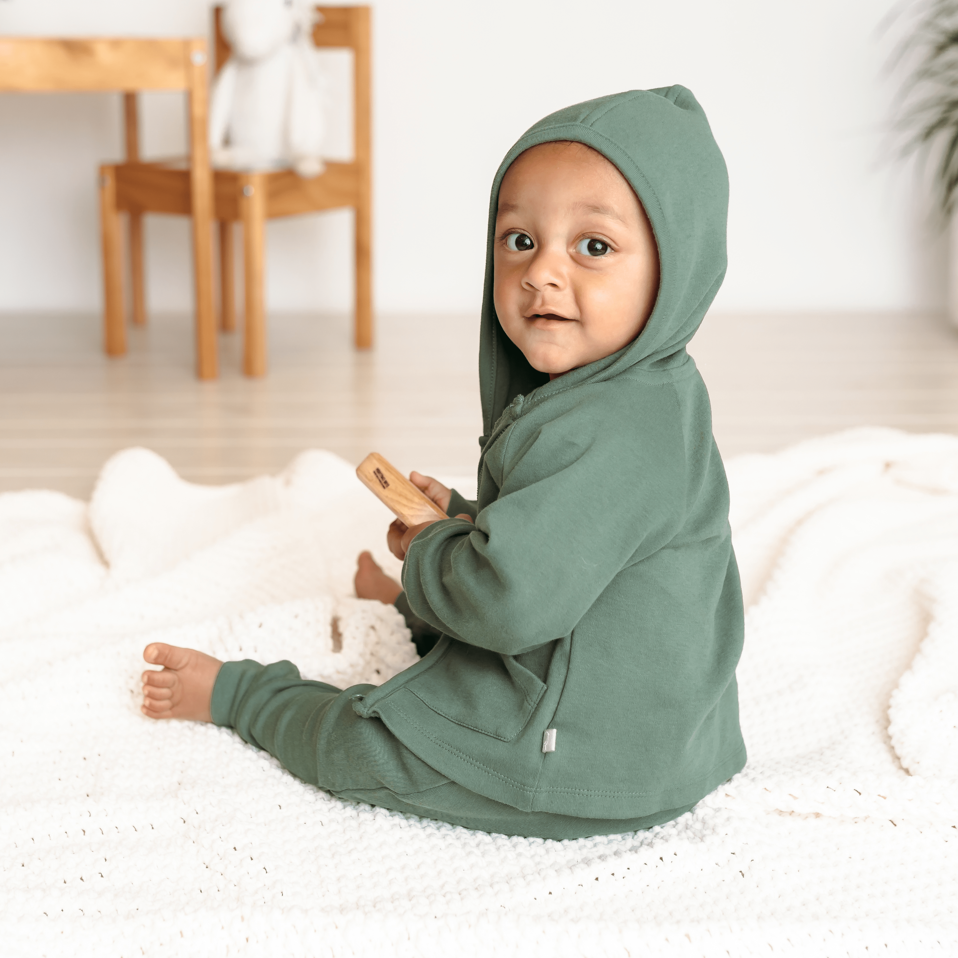 hoodie-pine-green-Gift-Baby-Toys-3