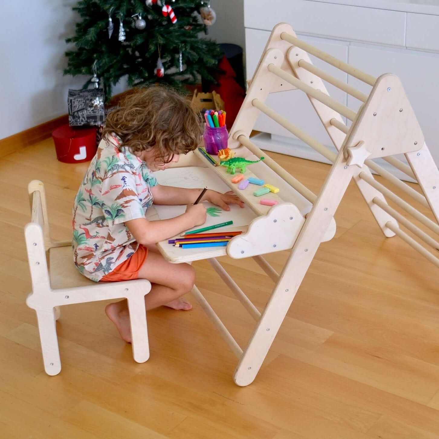 versatile-montessori-climbing-set-with-folding-table-and-chair-Gift-Baby-ToysClimbing Triangles-1