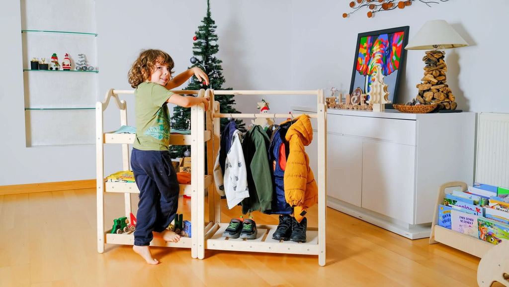 montessori-wooden-wardrobe-set-ideal-child-clothing-organizer-Gift-Baby-Toys-1