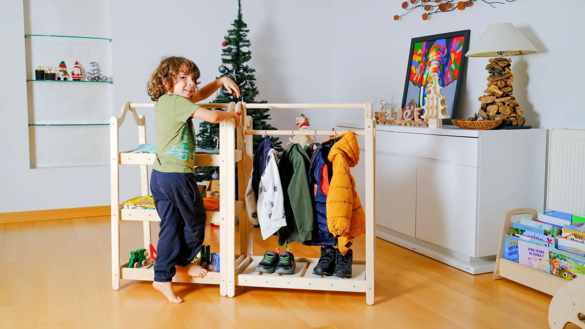 montessori-wooden-wardrobe-set-ideal-child-clothing-organizer-Gift-Baby-Toys-1