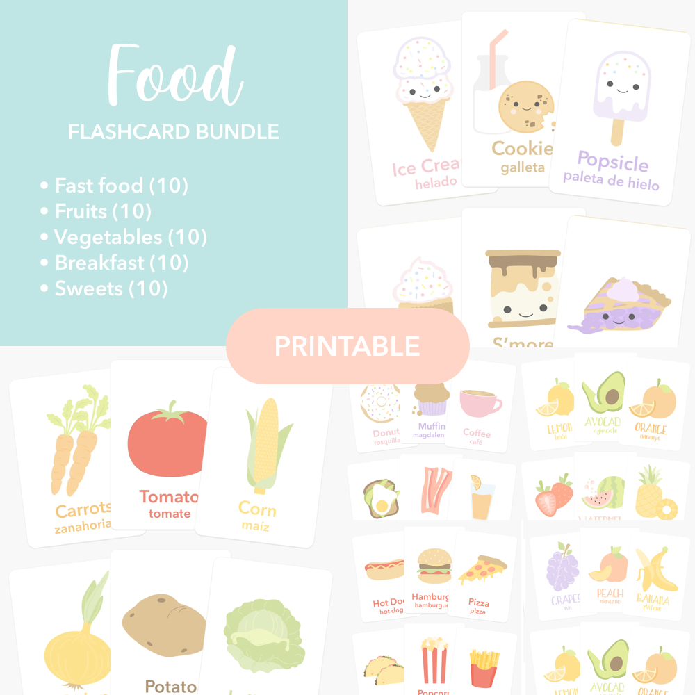 food-flashcards-printable-Gift-Baby-Toys-1