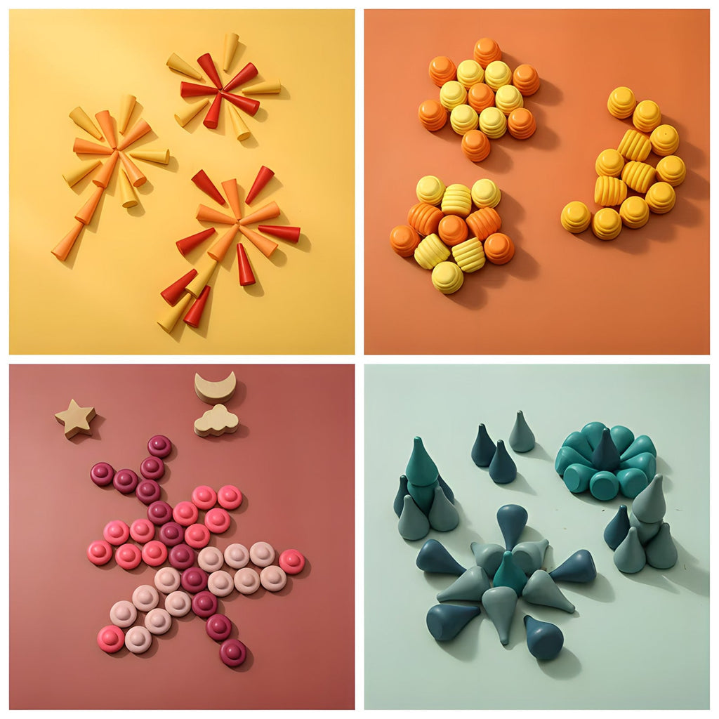 rainbow-wooden-loose-pieces-Gift-Baby-Toys-6
