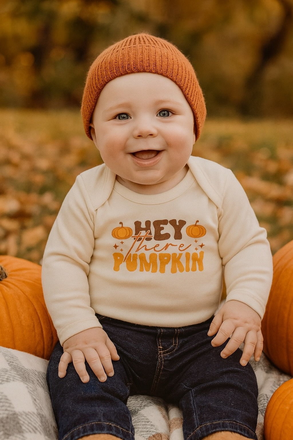 graphic-bodysuit-hey-there-pumpkin-long-sleeve-Gift-Baby-Toys-3