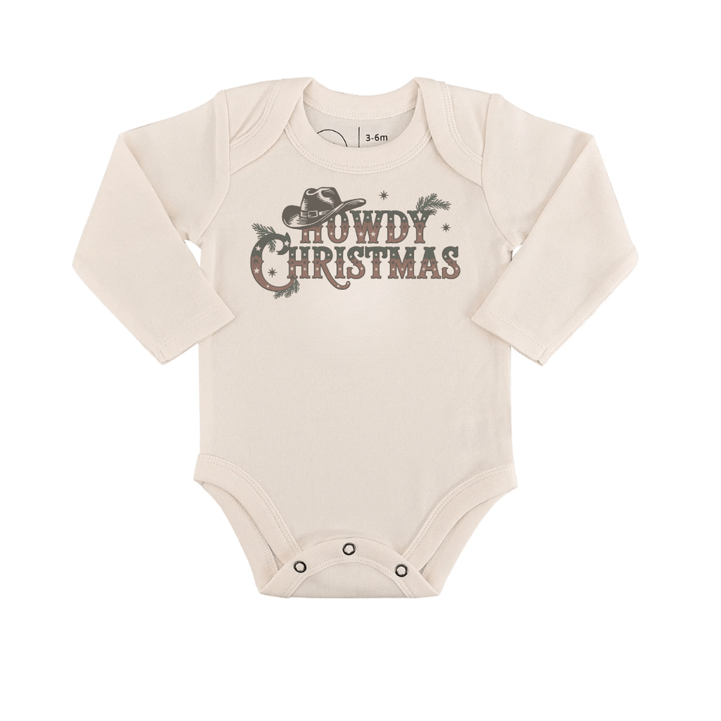 long-sleeve-graphic-bodysuit-howdy-christmas-Gift-Baby-Toysbodysuits-1