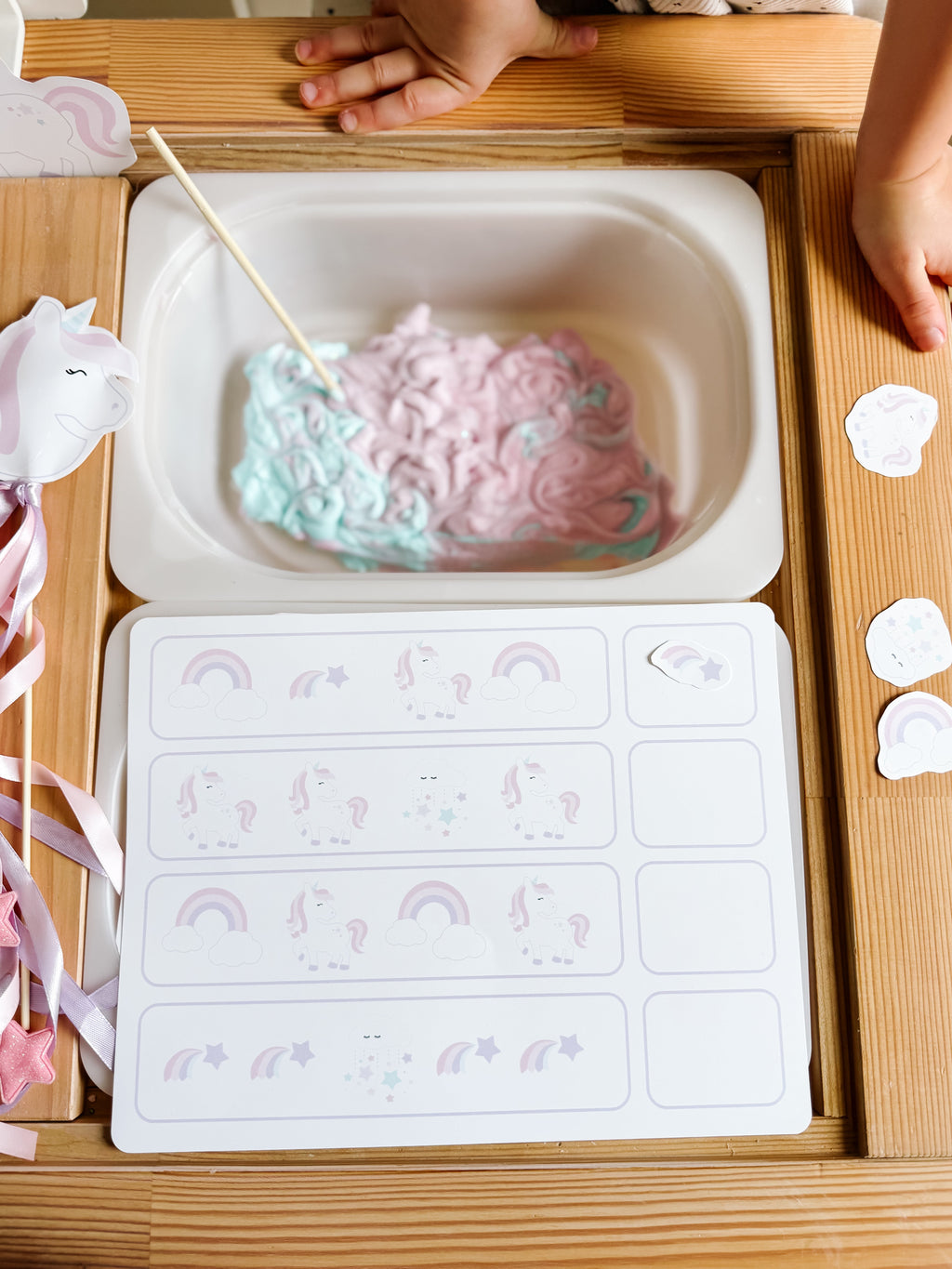 unicorn-sensory-dramatic-play-setup-Gift-Baby-Toys-23