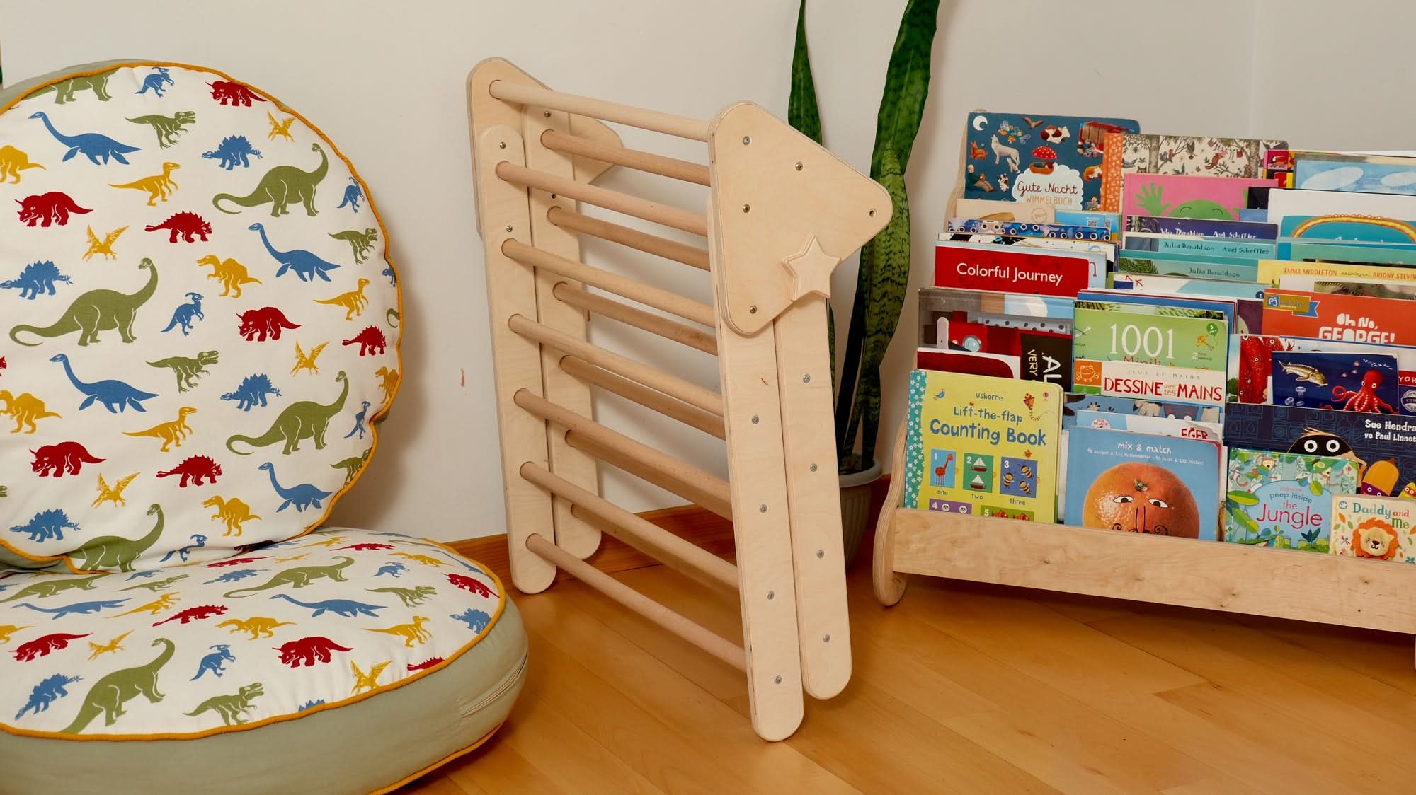montessori-indoor-playground-pikler-triangle-climbing-arch-2in1-ramp-pillow-Gift-Baby-Toys-10