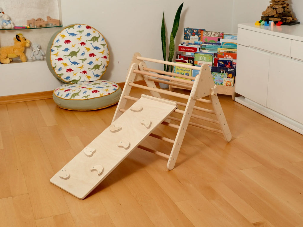 montessori-indoor-playground-pikler-triangle-climbing-arch-2in1-ramp-pillow-Gift-Baby-Toys-13