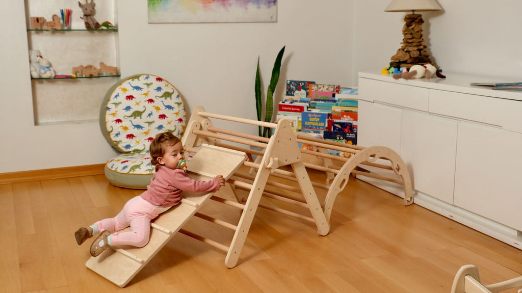 montessori-indoor-playground-pikler-triangle-climbing-arch-2in1-ramp-pillow-Gift-Baby-Toys-18