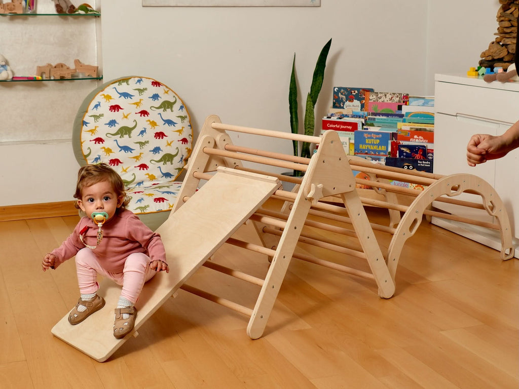 montessori-indoor-playground-pikler-triangle-climbing-arch-2in1-ramp-pillow-Gift-Baby-ToysClimbing Triangles-1