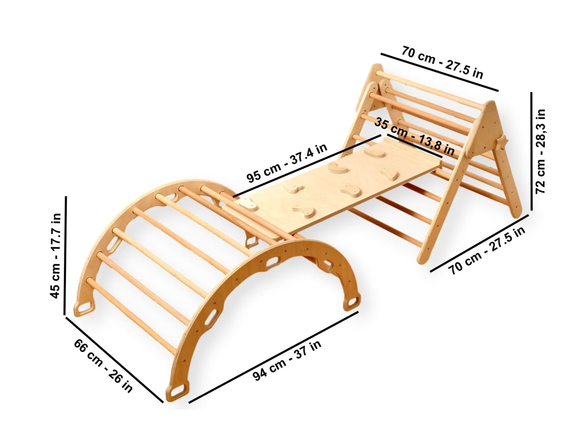 montessori-indoor-playground-pikler-triangle-climbing-arch-2in1-ramp-pillow-Gift-Baby-Toys-3