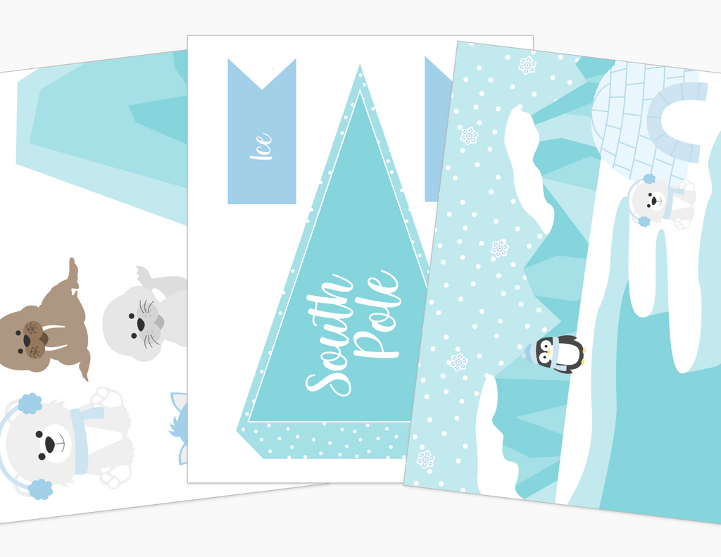arctic-polar-animals-printable-dramatic-play-Gift-Baby-Toys-2