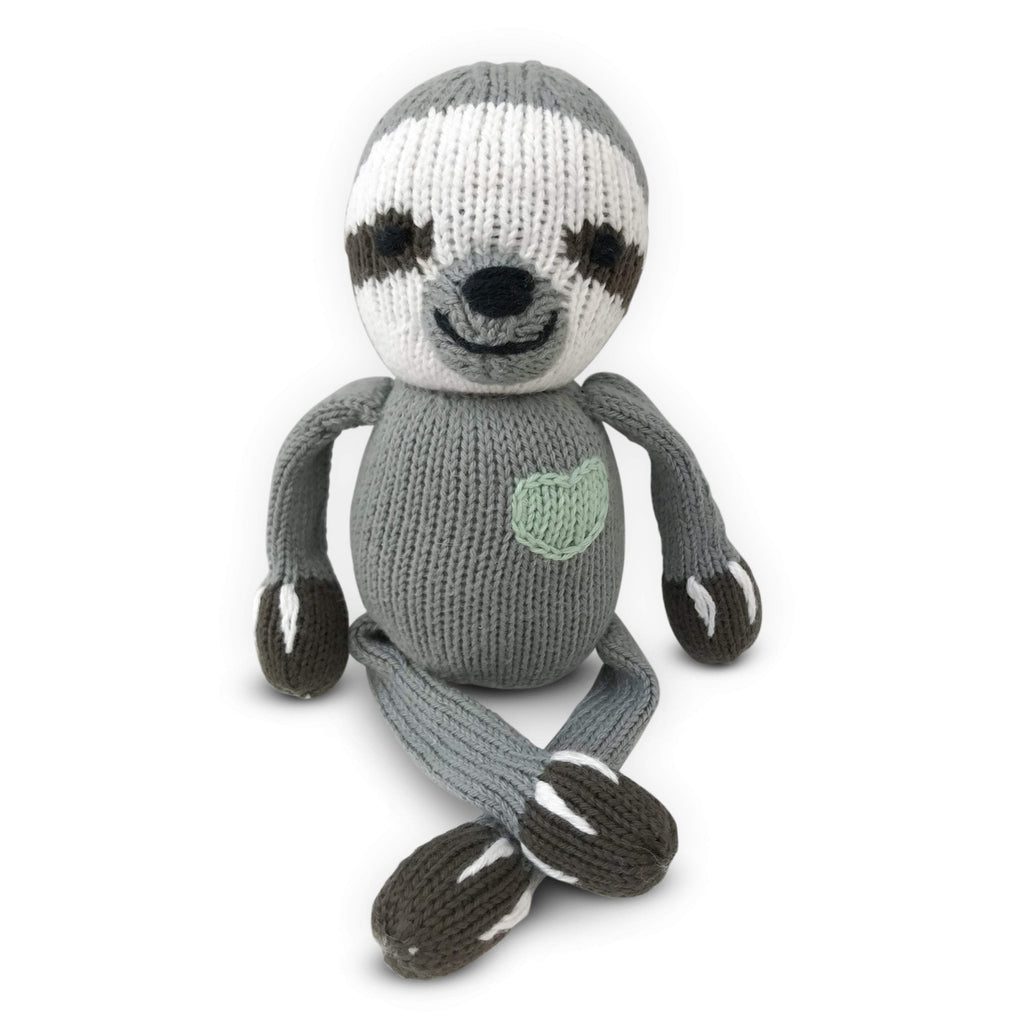 rattle-buddy-eli-the-sloth-Gift-Baby-Toysknit dolls-1