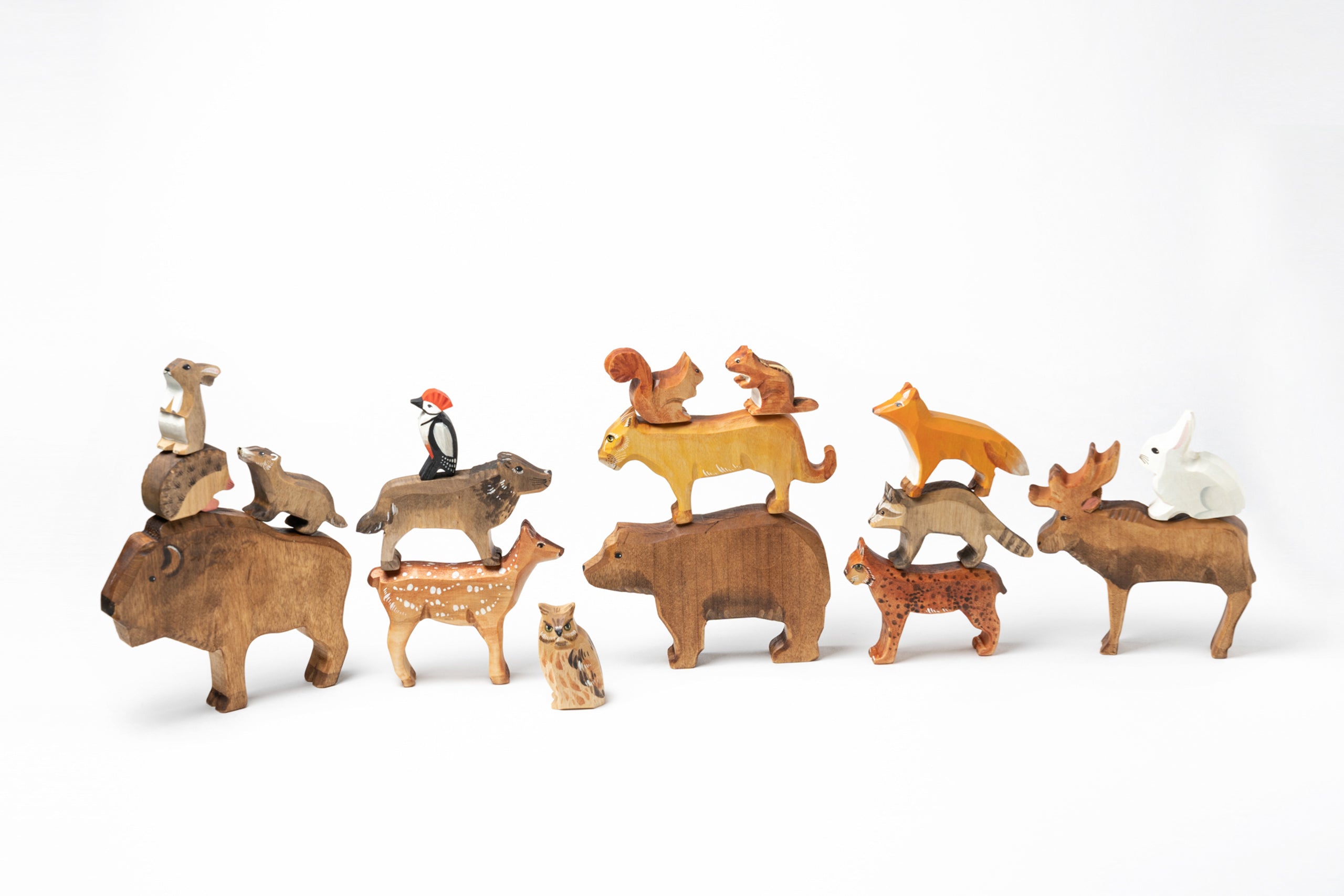 wooden-woodland-animals-Gift-Baby-Toys-11