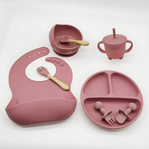 childrens-silicone-tableware-set-Gift-Baby-Toys-1