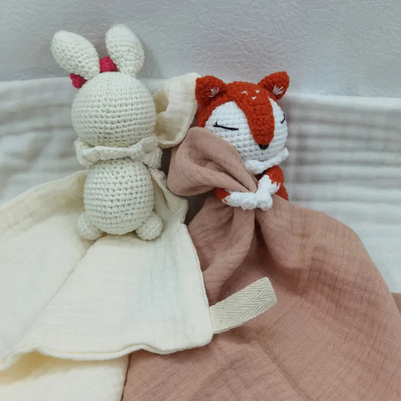 baby-bib-with-sleeping-animals-rattle-Gift-Baby-Toys-4