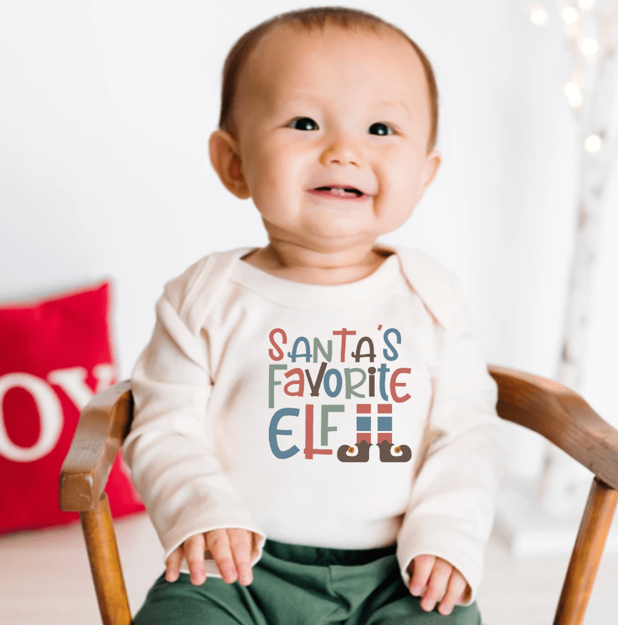 graphic-bodysuit-santas-favorite-elf-long-sleeve-Gift-Baby-Toys-2