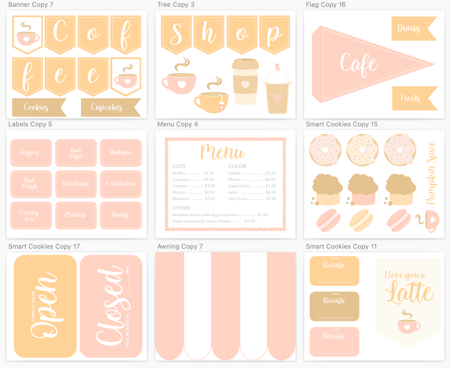 cafe-printable-dramatic-play-Gift-Baby-Toys-1