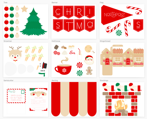christmas-printable-dramatic-play-kit-Gift-Baby-Toys-1