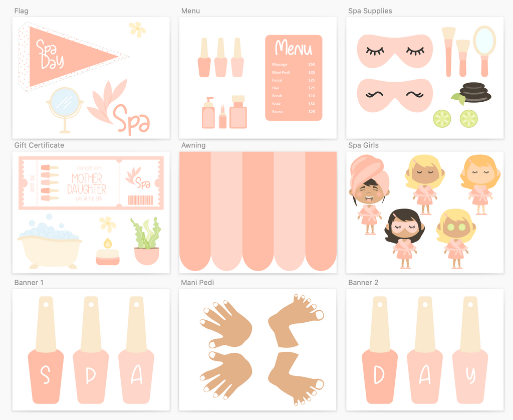 spa-day-printable-dramatic-play-Gift-Baby-Toys-1