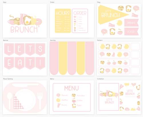 brunch-printable-dramatic-play-Gift-Baby-Toys-1