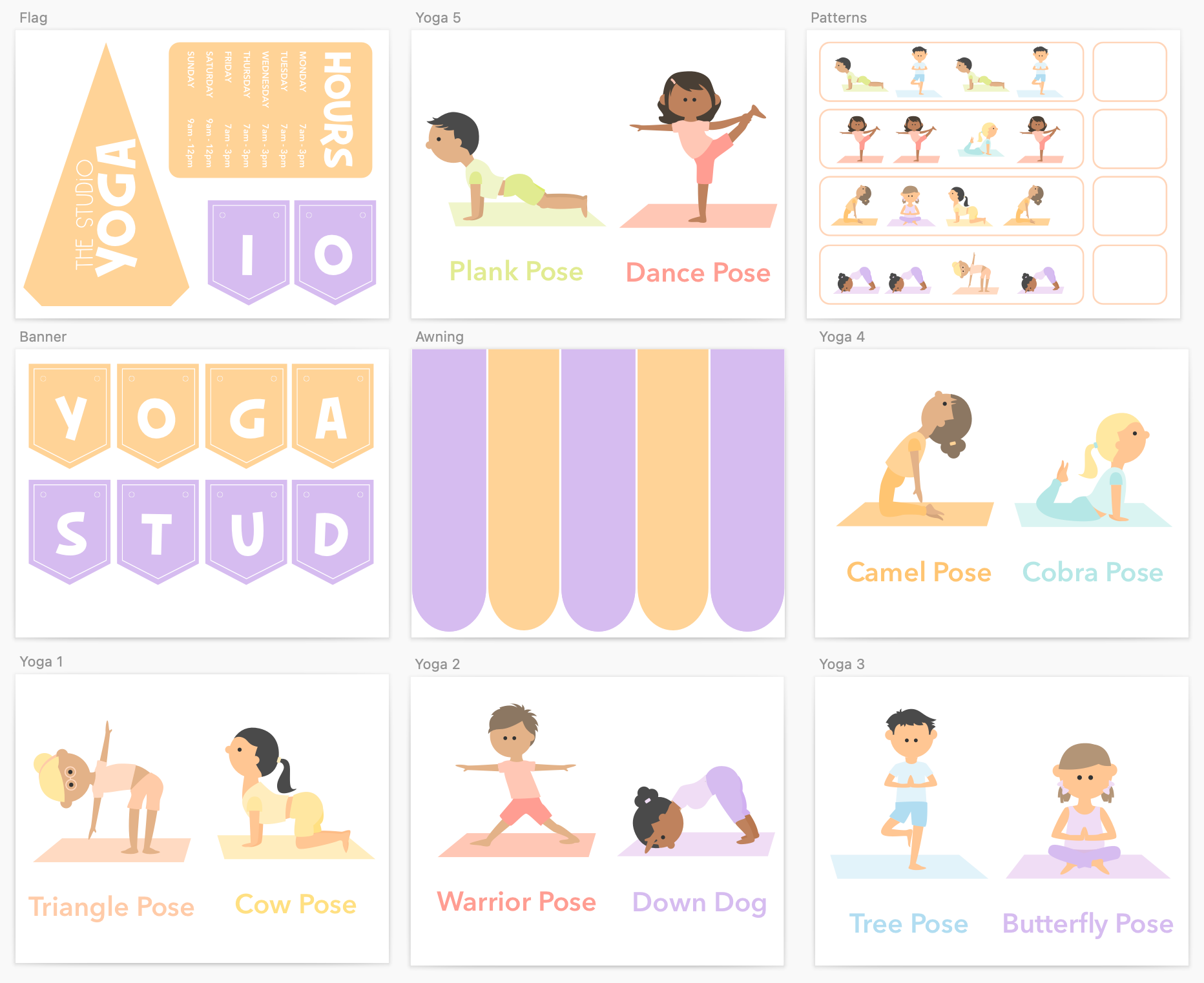 yoga-studio-printable-dramatic-play-Gift-Baby-Toys-1