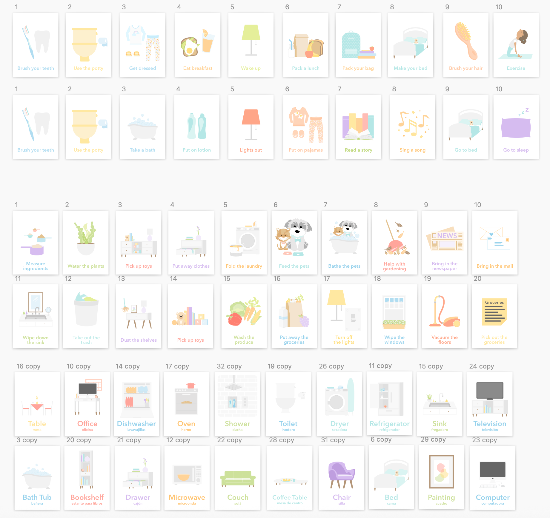 routines-flashcards-bundle-Gift-Baby-Toys-12