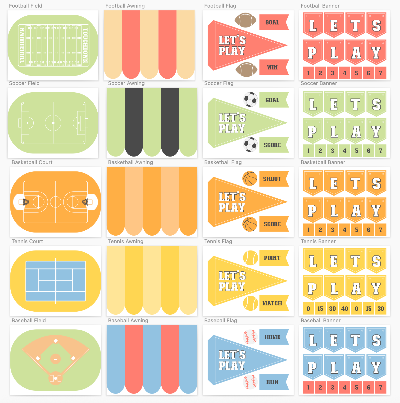 sports-printable-dramatic-play-Gift-Baby-Toys-1