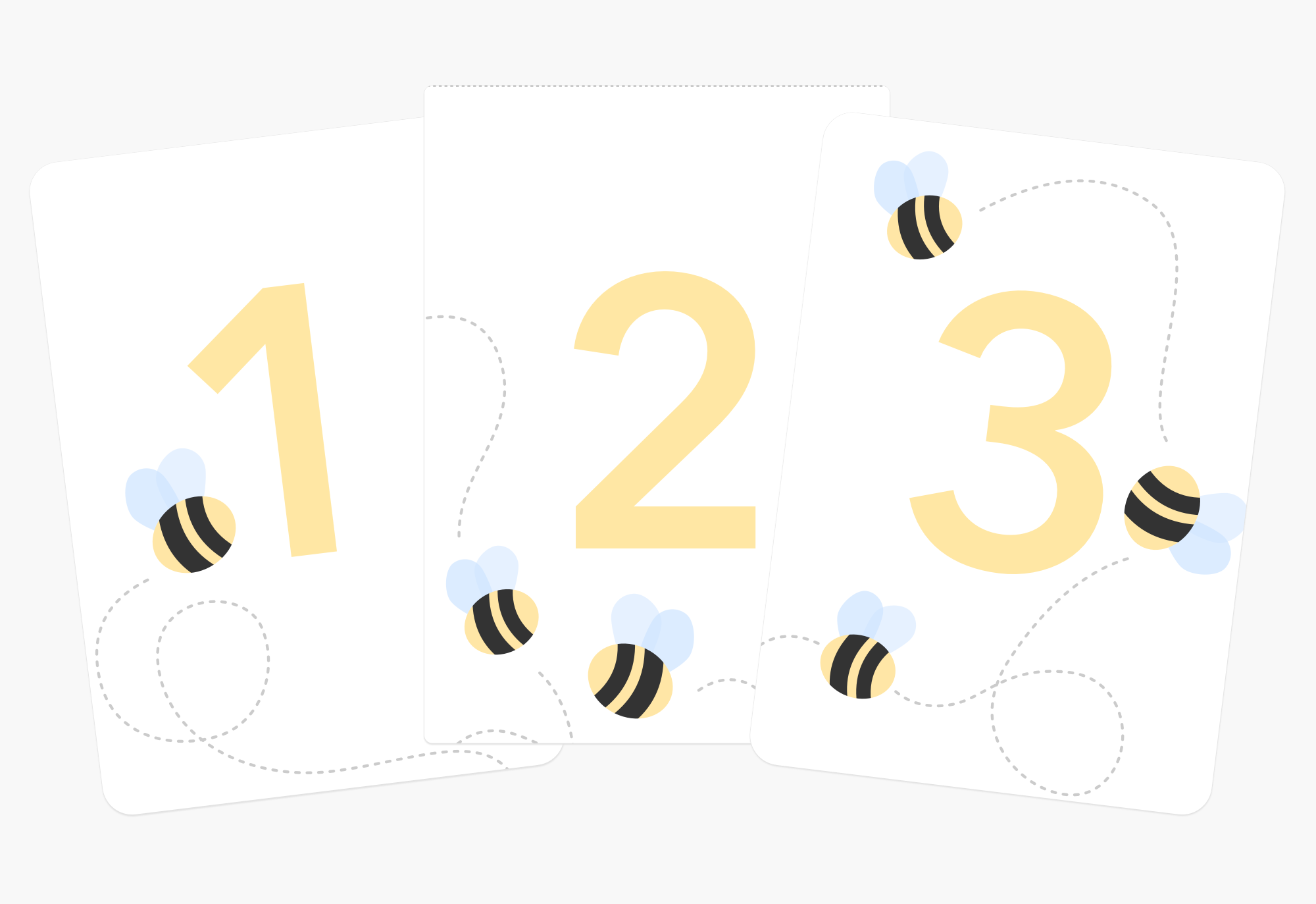 bumble-bee-counting-flashcards-1-20-printable-Gift-Baby-Toys-1