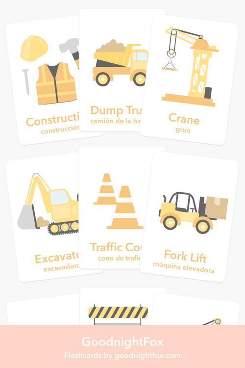 construction-flashcards-Gift-Baby-Toys-1